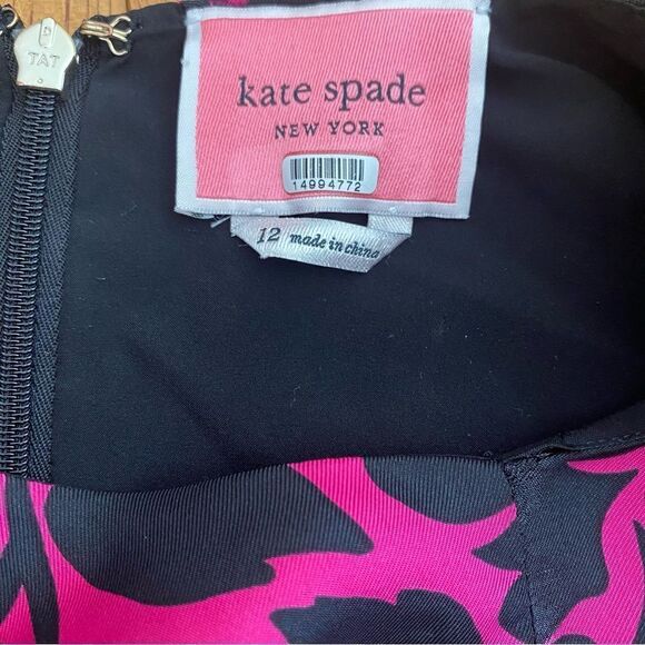 Kate Spade New York Rosy Garden Tie-Waist Dress Size 12 - Picture 8 of 8